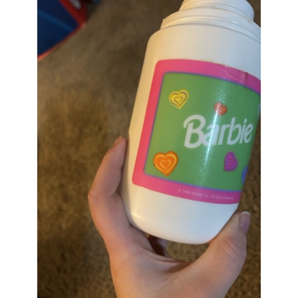 Vintage Barbie Thermos With Lid - 1998 Model 3700 - Mattel Hearts Vintage - Picture 3 of 7